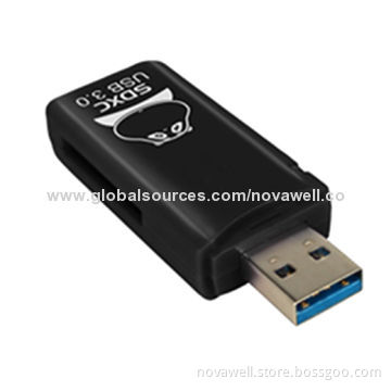 USB3.0 SDHC Card Reader, Supports 5Gbps, OEM or ODM Orders Welcomed
